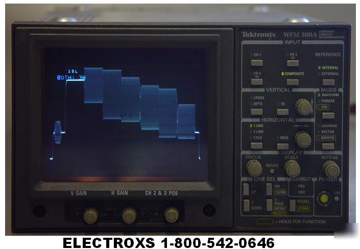 Tektronix wfm-300A component/composite waveform