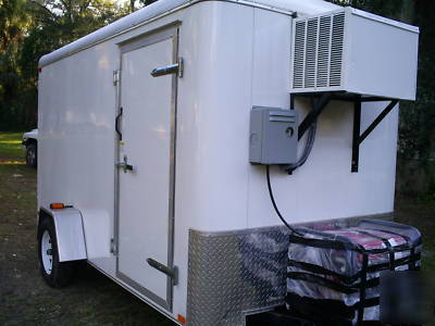 Walk in refrigerated trailers freezer/cooler cold boxes