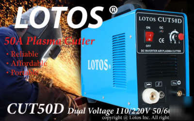 Lotos 2010 plasma cutter CUT50D 50 amp beats the others
