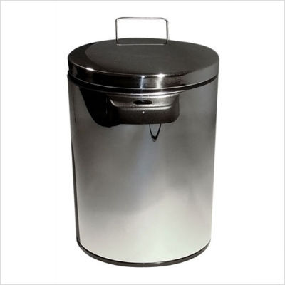 1.3 gallon stainless steel infrared trash can