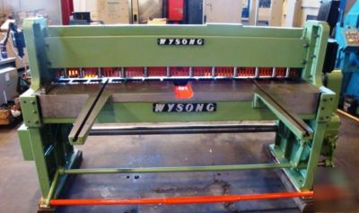 #1472 wysong 6' x 14 gauge mechanical shear