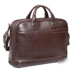 New johnston murphy ultra slimline briefcase - ch...