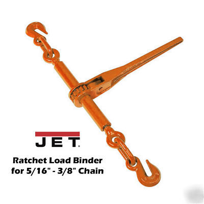 Jet ratchet load binder for 5/16