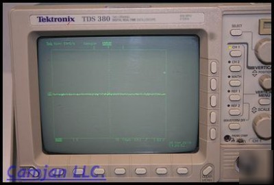 Tektronix TDS380, digital oscilloscope, calibrated, 