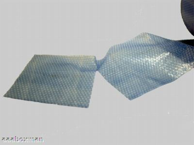 New 3/16 X12 X300 small bubble wrap blue biodegradable