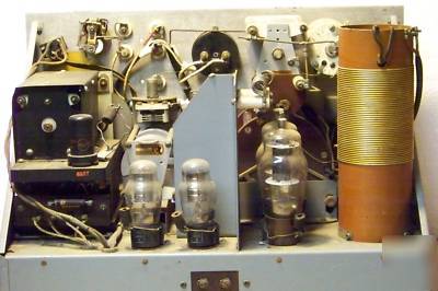 Wwii t-50M vacuum tube transmitter w/manual