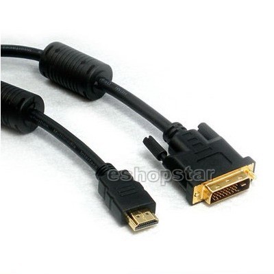 50 ft dvi to hdmi hd 1080P m/m cable for pc hdtv dvd