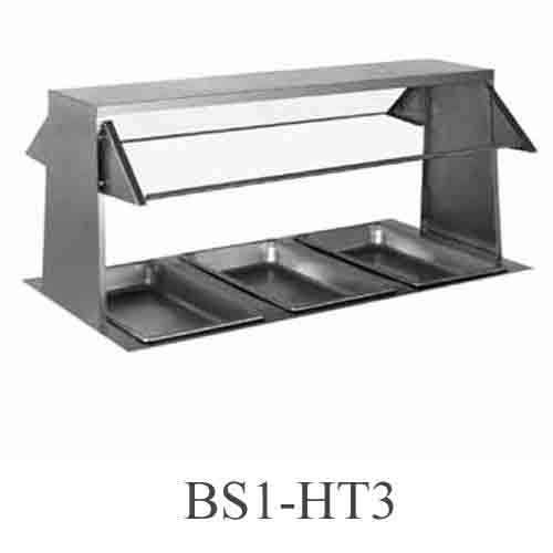 Eagle BS1-HT4-il buffet shelf, for four pan unit, 63 1