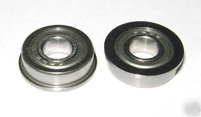 (10) SFR4-zz stainless flanged R4 bearings,1/4 x 5/8