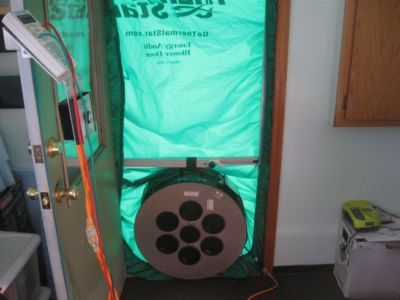 Infiltec blower door kit - barely used 