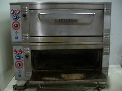 Used bakers pride electric deck pizza oven ER12-3836