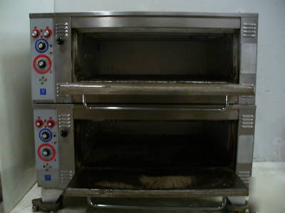 Used bakers pride electric deck pizza oven ER12-3836