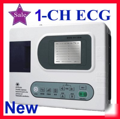 NEW1-ch interpretive ecg ekg machine electrocardiograph