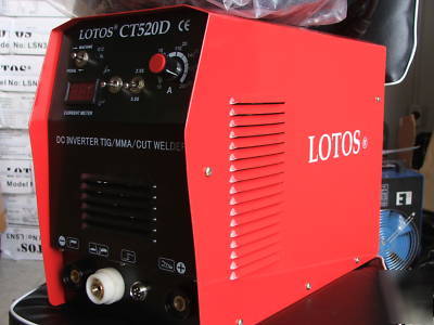 New lotos 3-in-1 50AMP plasma cutter 200 tig arc welder