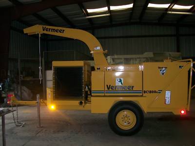 Vermeer BC1800A chipper diesel auto feed pendle hitch
