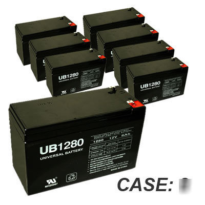8 x 12V 8AH sla sealed lead acid batteries universal
