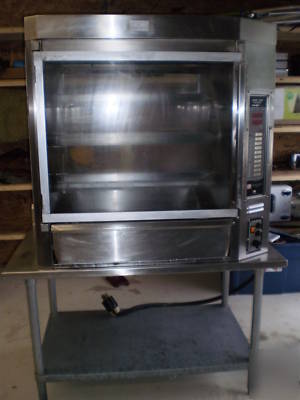 Henny penny commercial rotisserie oven w/stand