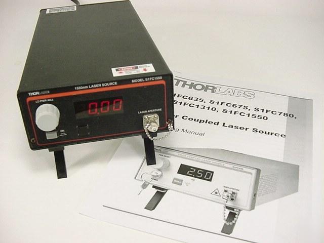 Thorlabs S1FC1550 fiber coupled laser source 1550NM