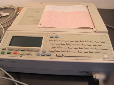 Agilent pagewriter 300 pi ekg monitor w/cables
