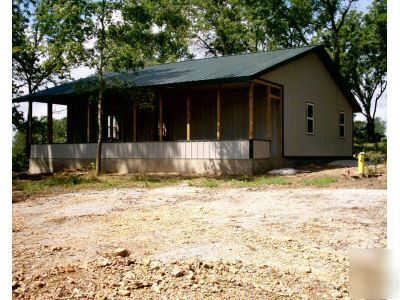 38X50 post frame ( pole barn ) home house plans how to 