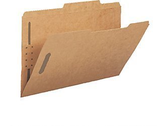 50-smead 19880 kraft fastener folders, legal, 2/5 cut