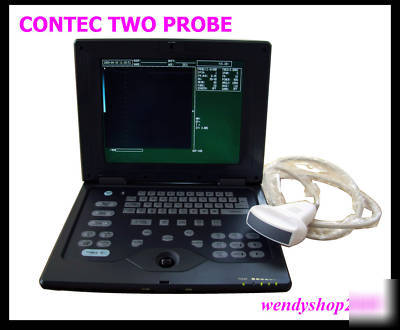 Laptop b-ultrasound scanner convex probe+ linear probe