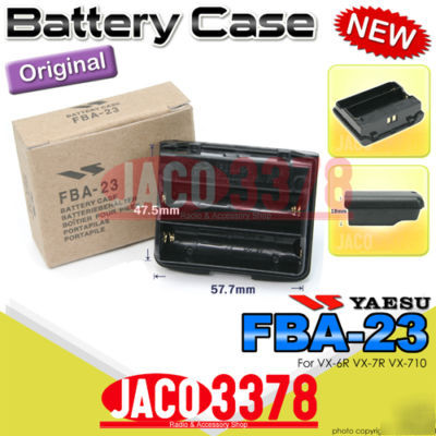 Yaesu fba-23 battery case for vx-6 vx-7 vxa-710 FBA23