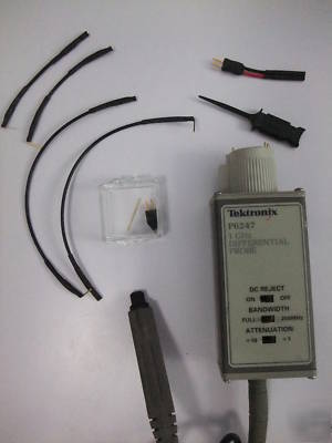 Tektronix P6247 1GHZ differential probe accessores
