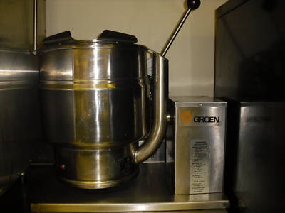 Groen steam jacketed kettle model: tdb/7