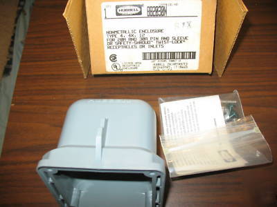 New hubbell BB2030N nema 4 enclosure for 20-30A devices