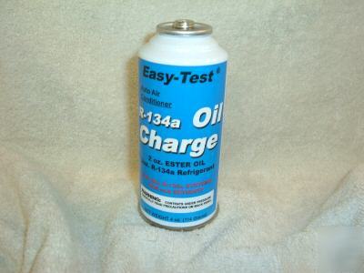 R134A oil charge 2 oz. ester oil & 2 oz. R134A