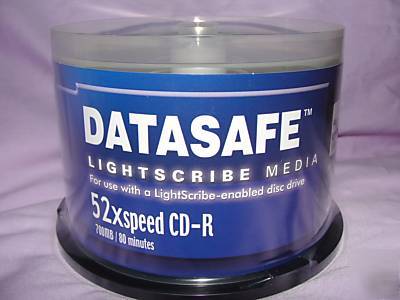 50 lightscribe cd-r 52X datasafe discs (irish seller)