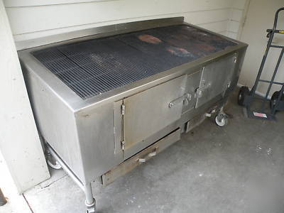Aztec commercial wood grill - gently used