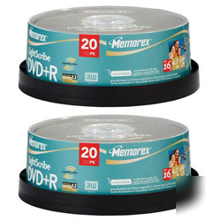New memorex lightscribe 16X dvd+r media - 4.7GB - 12...