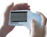 Portable handheld ecg ekg heart monitor home care