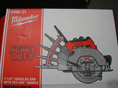 New milwaukee 15 amp circular saw kit,#6390-21 brand 