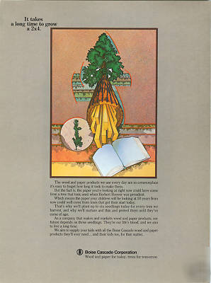 1980 ad~boise cascade corp~long time to grow a 2X4~wood