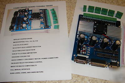 Cnc 4 axis stepper motor driver TB6560 includes extras