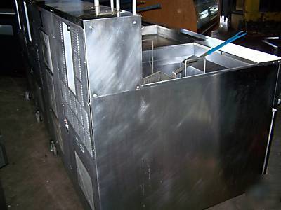 Giles six basket 170LB wells commercial kitchen fryer 