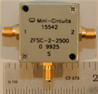 Mini-circuits zfsc-2-2500 power splitter 10-2500 mhz
