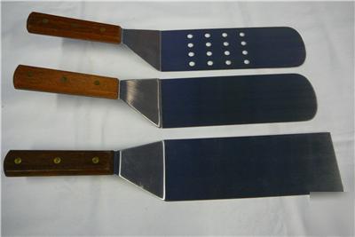 New lot of 3 flexible turners grill/griddle commercial 