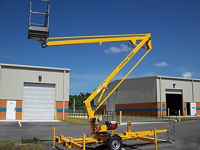 New nifty TM34 40' towable boom lift, , warranty,we ship