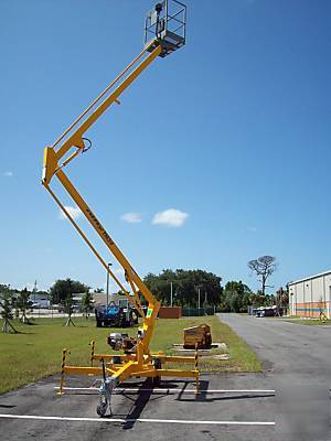 New nifty TM34 40' towable boom lift, , warranty,we ship