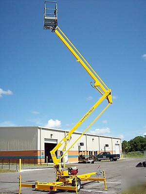 New nifty TM34 40' towable boom lift, , warranty,we ship