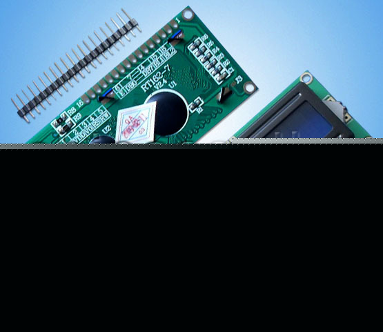 16X2 lcd module blue backlight HD44780 +free pin header
