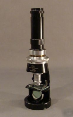 1970S vintage poland pzo lab scientific microscope lens