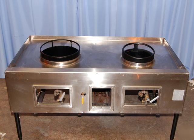 Abc two-burner gas wok range, 64