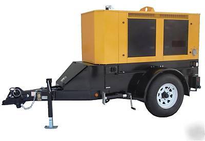 Generator - trailer mounted - diesel fired - 25 kw