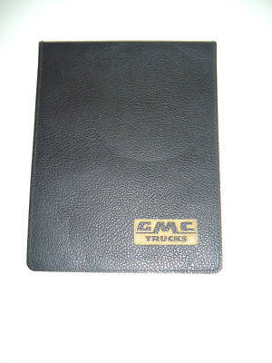 Gmc trucks vintage notebook folder cadillac book binder