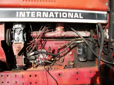 Good running ih DT436 engine out of international 1586